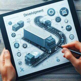 Organisation des stocks automobiles assistés par tablette